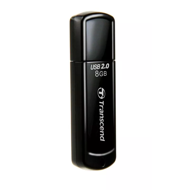 TRANSCEND Jetflash 350 - 8 GB USB-Stick - USB 2.0 - Schwarz