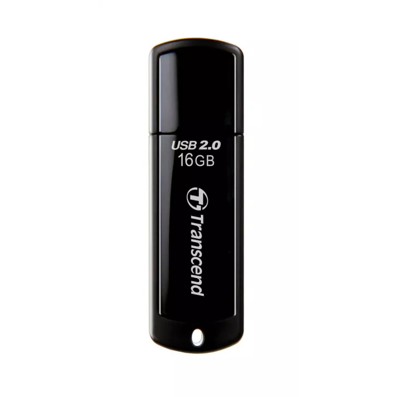 TRANSCEND Jetflash 350 - 16GB USB Stick - USB 2.0 - Schwarz