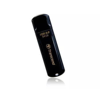 TRANSCEND JetFlash 700 - 64 GB USB-Stick - USB 3.0 - Schwarz