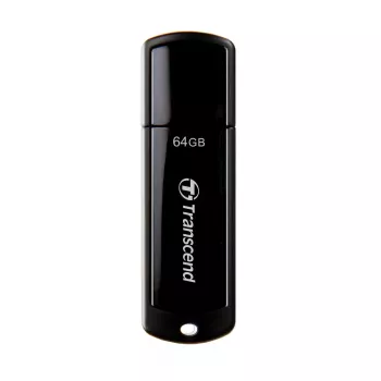 TRANSCEND JetFlash 700 - 64 GB USB-Stick - USB 3.0 - Schwarz