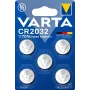 VARTA Batterie Lithium-Knopfzelle Cr2032 3V (5 Stück)