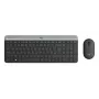 LOGITECH schlank Wireless Tastatur-Maus-Combo Mk470 - Graphite - Deutsch Qwertz