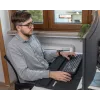 Sandberg Desk Pad Pro XXL, Schwarz, Einfarbig, Handgelenkauflage, Rutschfeste Unterseite, Gaming-Mauspad