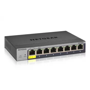 NETGEAR GS108Tv3 Managed L2 Gigabit Ethernet (10/100/1000) Grau