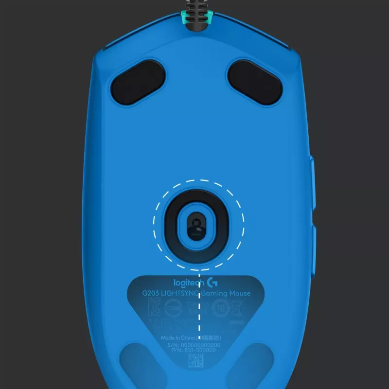 Gaming-Maus Logitech G G203 LIGHTSYNC USB Typ-A