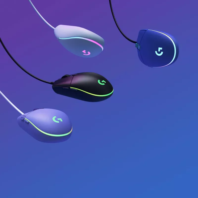 Gaming-Maus Logitech G G203 LIGHTSYNC USB Typ-A