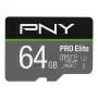 PNY Micro-SD Pro Elite 64 GB Class 10 UHS-I U3 A1 V30 SD-Adapter