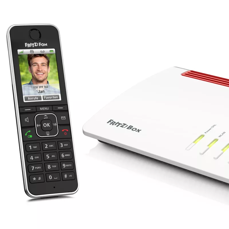 DECT-Telefon AVM FRITZ!Fon C6 Schwarz