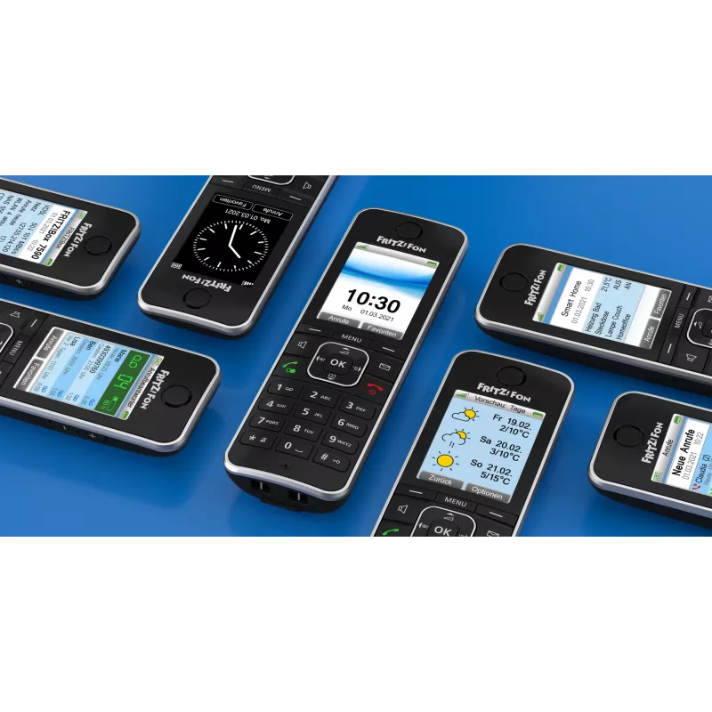 DECT-Telefon AVM FRITZ!Fon C6 Schwarz