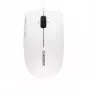 CHERRY MC 2000 Kabelmaus mit Neigerad, Hellgrau, USB, beidhändig, IR LED, USB Typ-A, 1600 DPI, Grau