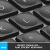 LOGITECH Minimalist Wireless Illuminated Tastatur - MX KEYS MINI - Graphite - Qwertz Deutsch