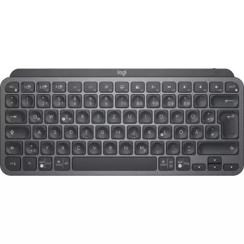 LOGITECH Minimalist Wireless Illuminated Tastatur - MX KEYS MINI - Graphite - Qwertz Deutsch