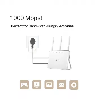 TP-Link TL-PA7019P KIT 1000 Mbit/s Ethernet LAN Weiß 2 Stück