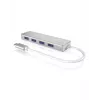 ICY BOX IB-HUB1425-C3 USB 3.2 Gen 1 (3.1 Gen 1) Type-C 5000 Mbit/s Silber