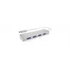 ICY BOX IB-HUB1425-C3 USB 3.2 Gen 1 (3.1 Gen 1) Type-C 5000 Mbit/s Silber
