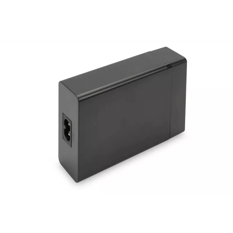 DIGITUS 4-Port USB-Ladegerät, 72 W 1x USB-C (PD) 5,9,15,20 V/3 A, 3x USB-A 5 V/2,4 A, schwarz