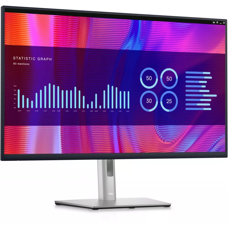 DELL P Series P3223DE Computermonitor 80 cm (31,5 Zoll) 2560 x 1440 Pixel Quad HD LCD Schwarz