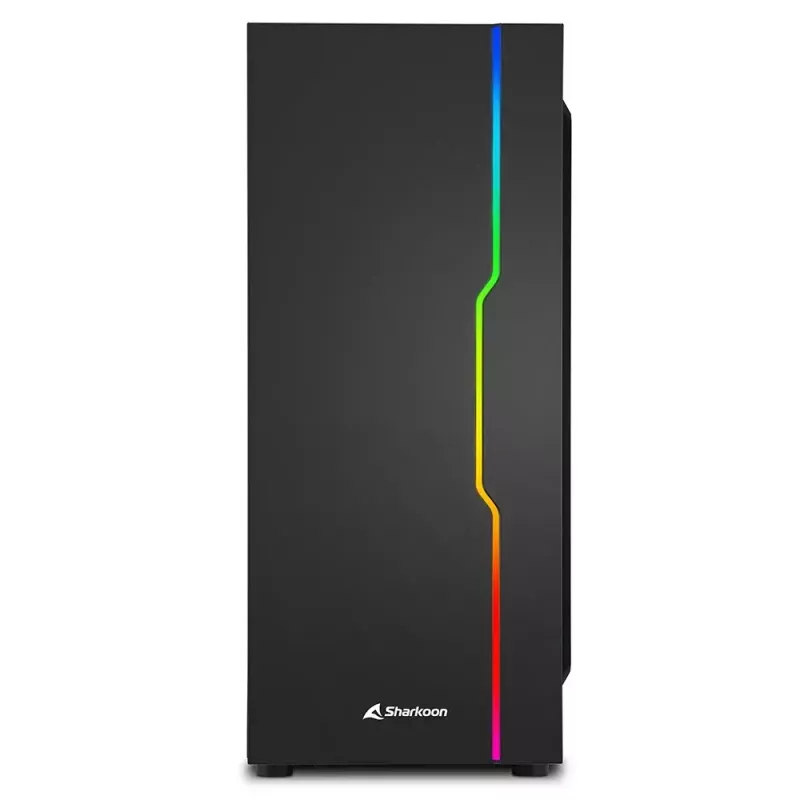 PC-Gehäuse Sharkoon RGB Slider Midi Tower Schwarz