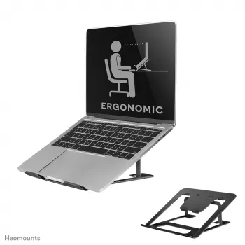 Neomounts NSLS085Schwarz Laptopständer 10-17 Zoll – faltbar – kompakt – universell