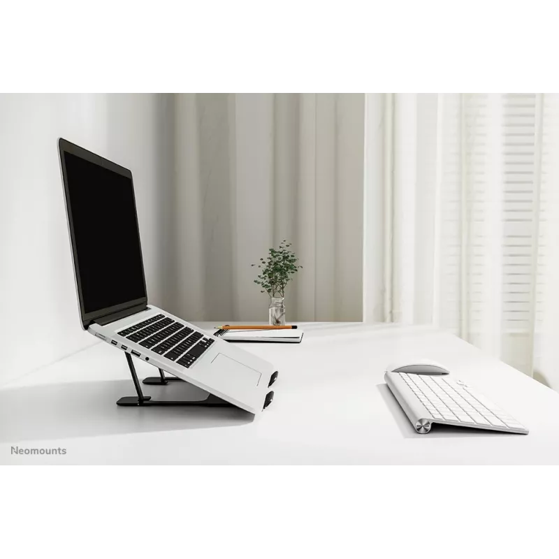 Neomounts NSLS085Schwarz Laptopständer 10-17 Zoll – faltbar – kompakt – universell
