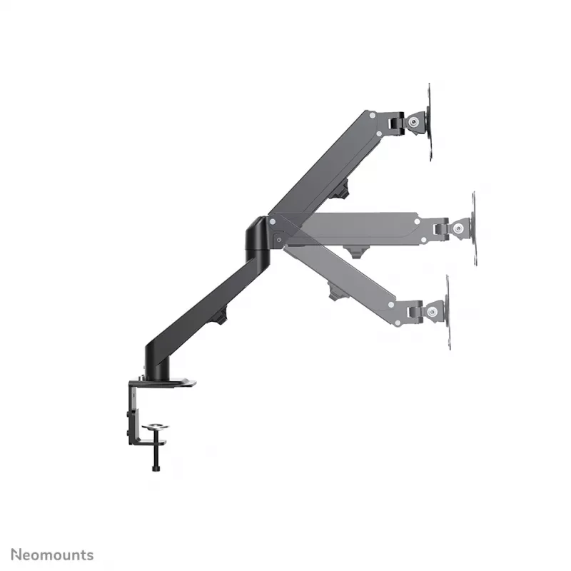 Neomounts DS70-700BL2 Monitorarm 17-27 Zoll - Gasfeder, Klemmhalterung, 7 kg, 43,2 cm (17 Zoll), 68,6 cm (27 Zoll), 100 x 100 mm, Schwarz