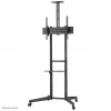 Neomounts FL50-550BL1 TV-Wagen 37-70 Zoll, Schwarz, Tragbarer Bodenständer, Edelstahl, 50 kg, 94 cm (37 Zoll), 177,8 cm (70 Zoll)