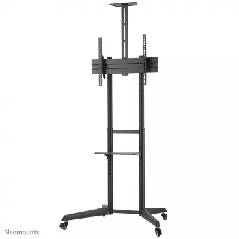 Neomounts FL50-550BL1 TV-Wagen 37-70 Zoll, Schwarz, Tragbarer Bodenständer, Edelstahl, 50 kg, 94 cm (37 Zoll), 177,8 cm (70 Zoll)
