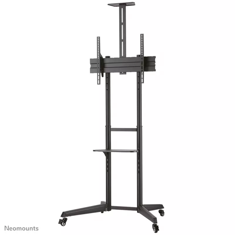 Neomounts FL50-550BL1 TV-Wagen 37-70 Zoll, Schwarz, Tragbarer Bodenständer, Edelstahl, 50 kg, 94 cm (37 Zoll), 177,8 cm (70 Zoll)