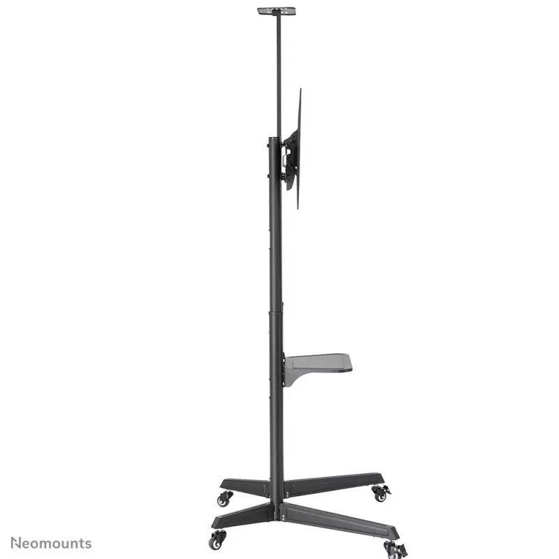 Neomounts FL50-550BL1 TV-Wagen 37-70 Zoll, Schwarz, Tragbarer Bodenständer, Edelstahl, 50 kg, 94 cm (37 Zoll), 177,8 cm (70 Zoll)