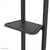 Neomounts FL50-550BL1 TV-Wagen 37-70 Zoll, Schwarz, Tragbarer Bodenständer, Edelstahl, 50 kg, 94 cm (37 Zoll), 177,8 cm (70 Zoll)