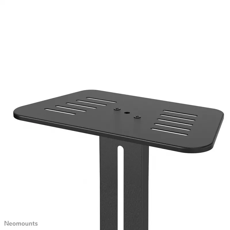 Neomounts FL50-550BL1 TV-Wagen 37-70 Zoll, Schwarz, Tragbarer Bodenständer, Edelstahl, 50 kg, 94 cm (37 Zoll), 177,8 cm (70 Zoll)
