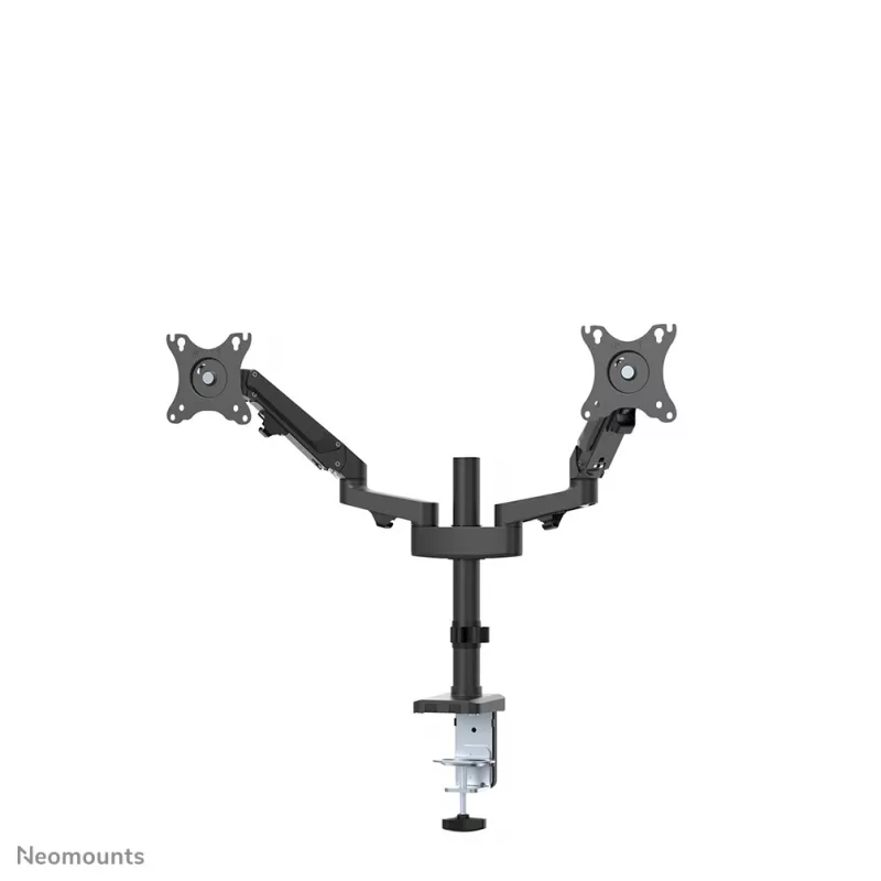 Neomounts DS70-750BL2 Monitorhalterung 17-27 Zoll - Gasdruckfeder, Klemme/Tischdurchführung, 7 kg, 43,2 cm (17 Zoll), 68,6 cm (27 Zoll), 100 x 100 mm, Schwarz
