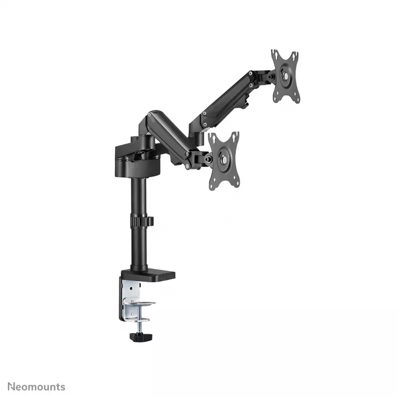 Neomounts DS70-750BL2 Monitorhalterung 17-27 Zoll - Gasdruckfeder, Klemme/Tischdurchführung, 7 kg, 43,2 cm (17 Zoll), 68,6 cm (27 Zoll), 100 x 100 mm, Schwarz