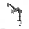 Neomounts DS70-750BL2 Monitorhalterung 17-27 Zoll - Gasdruckfeder, Klemme/Tischdurchführung, 7 kg, 43,2 cm (17 Zoll), 68,6 cm (27 Zoll), 100 x 100 mm, Schwarz