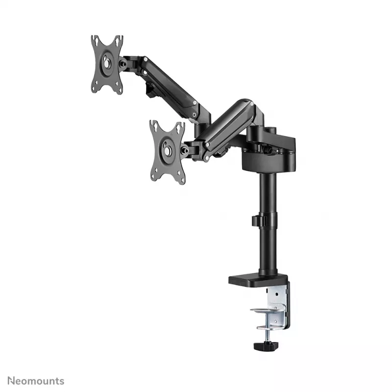 Neomounts DS70-750BL2 Monitorhalterung 17-27 Zoll - Gasdruckfeder, Klemme/Tischdurchführung, 7 kg, 43,2 cm (17 Zoll), 68,6 cm (27 Zoll), 100 x 100 mm, Schwarz