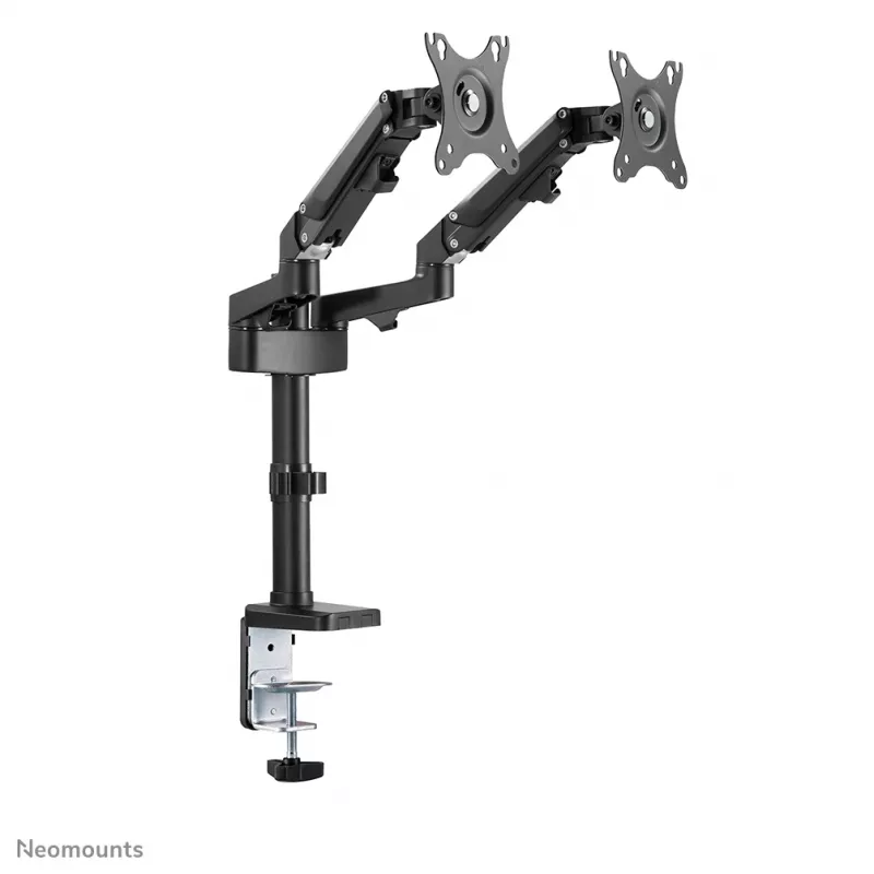 Neomounts DS70-750BL2 Monitorhalterung 17-27 Zoll - Gasdruckfeder, Klemme/Tischdurchführung, 7 kg, 43,2 cm (17 Zoll), 68,6 cm (27 Zoll), 100 x 100 mm, Schwarz