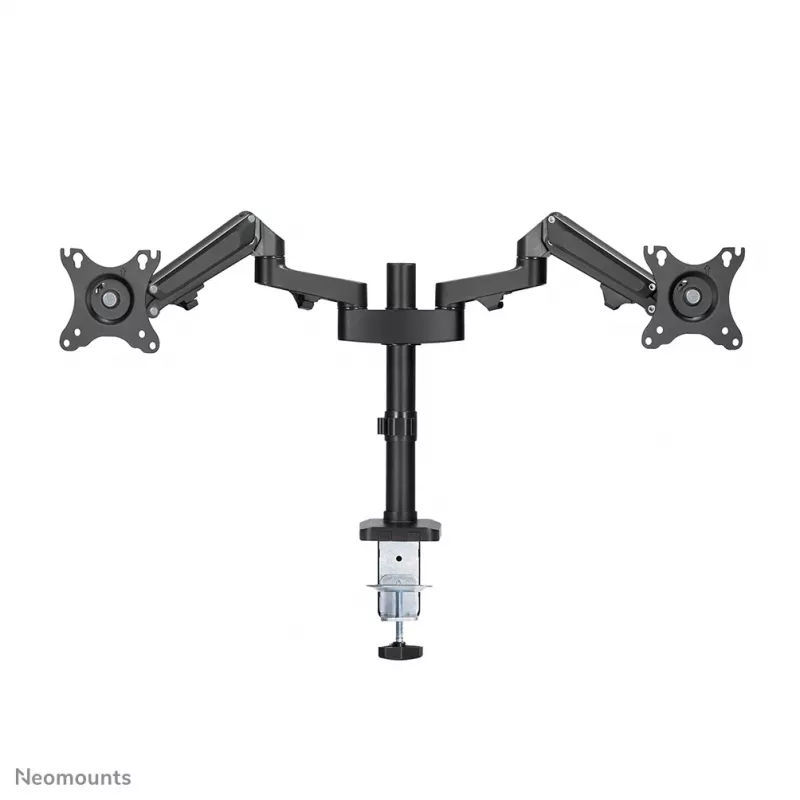 Neomounts DS70-750BL2 Monitorhalterung 17-27 Zoll - Gasdruckfeder, Klemme/Tischdurchführung, 7 kg, 43,2 cm (17 Zoll), 68,6 cm (27 Zoll), 100 x 100 mm, Schwarz