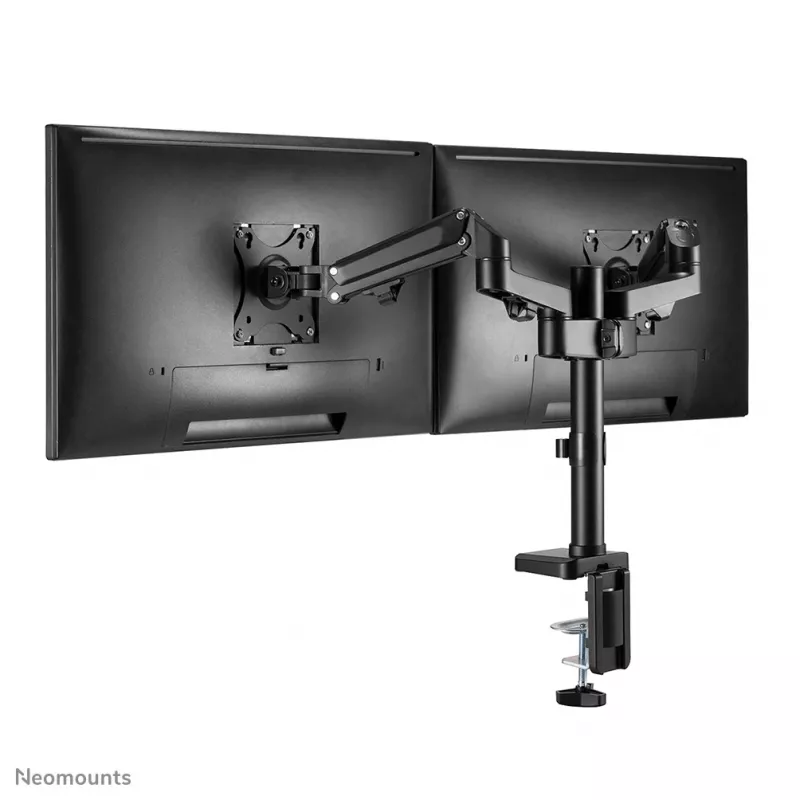 Neomounts DS70-750BL2 Monitorhalterung 17-27 Zoll - Gasdruckfeder, Klemme/Tischdurchführung, 7 kg, 43,2 cm (17 Zoll), 68,6 cm (27 Zoll), 100 x 100 mm, Schwarz