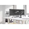 Neomounts DS70-750BL2 Monitorhalterung 17-27 Zoll - Gasdruckfeder, Klemme/Tischdurchführung, 7 kg, 43,2 cm (17 Zoll), 68,6 cm (27 Zoll), 100 x 100 mm, Schwarz