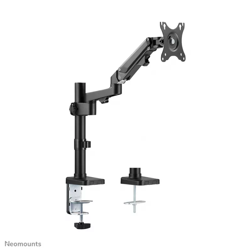 Neomounts DS70-750BL1 Monitorarm 17-27 Zoll - Gasdruckfeder, Tischklemme/Tischdurchführung, 7 kg, 43,2 cm (17 Zoll), 68,6 cm (27 Zoll), 100 x 100 mm, Schwarz