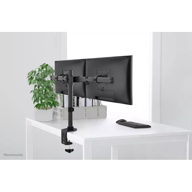 Neomounts FPMA-DCB100DSchwarz Monitorarm 10-27 Zoll, Klemme/Tischdurchführung, 10 kg, 25,4 cm (10 Zoll), 68,6 cm (27 Zoll), 100 x 100 mm, Schwarz