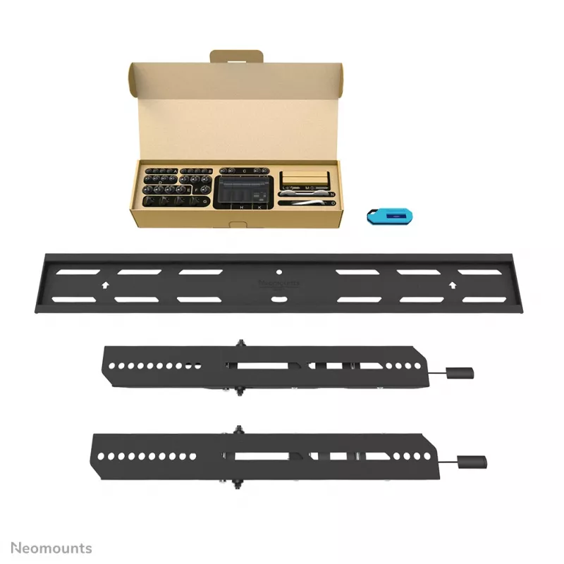 Neomounts WL30S-850BL16 TV-Wandhalterung 42-86 Zoll - fest - abschließbar - schnelle Installation