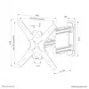 Neomounts WL40S-850BL14 TV-Wandhalterung 40-65 Zoll – voll beweglich – schnelle Installation