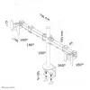 Neomounts FPMA-D960D Monitorarm 10-27 Zoll, Tischklemme, 8 kg, 25,4 cm (10 Zoll), 68,6 cm (27 Zoll), 100 x 100 mm, Schwarz