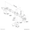 Neomounts FPMA-D960DG Monitorarm 10-27 Zoll, Tischdurchführung, 8 kg, 25,4 cm (10 Zoll), 68,6 cm (27 Zoll), 100 x 100 mm, Schwarz