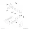 Neomounts FPMA-D960NOTEBOOK Monitorhalterung mit Laptophalter 10-27 Zoll