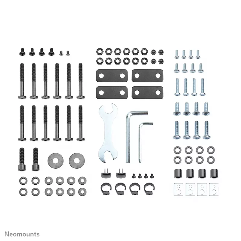 Neomounts PLASMA-M1700E TV-Rollwagen 32-70 Zoll, Schwarz, Tragbarer Bodenständer, Stahl, 50 kg, 81,3 cm (32 Zoll), 177,8 cm (70 Zoll)