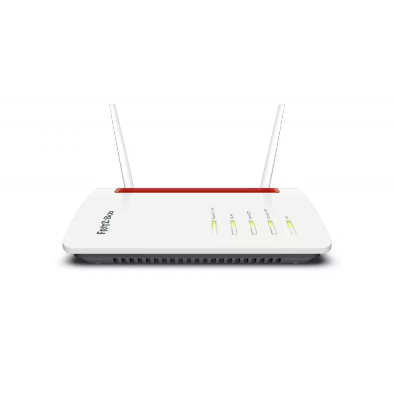 Box FRITZ 6850 5G WLAN-Router Gigabit Ethernet Dualband (2,4 GHz / 5 GHz) Schwarz, Rot, Weiß