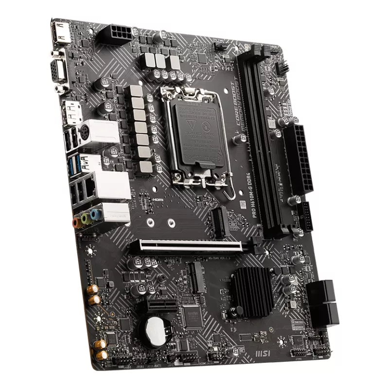 MSI PRO H610M-G DDR4 Mainboard Intel H610 LGA 1700 micro ATX