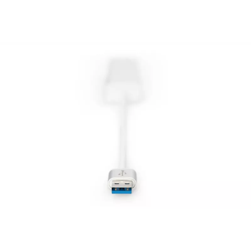DIGITUS USB 3.0, 3-Port-Hub & Gigabit-LAN-Adapter 3xUSB A/F, 1xUSB A/M, 1xRJ45 LAN Unterstützt Windows und Mac OS